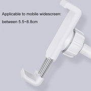 Clip microfono con supporto smartphone 5,5-8,8 cm