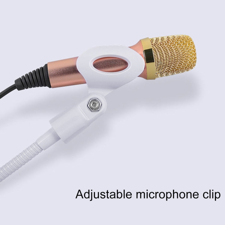 Clip microfono con supporto smartphone 5,5-8,8 cm