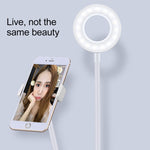 Clip microfono con supporto smartphone 5,5-8,8 cm