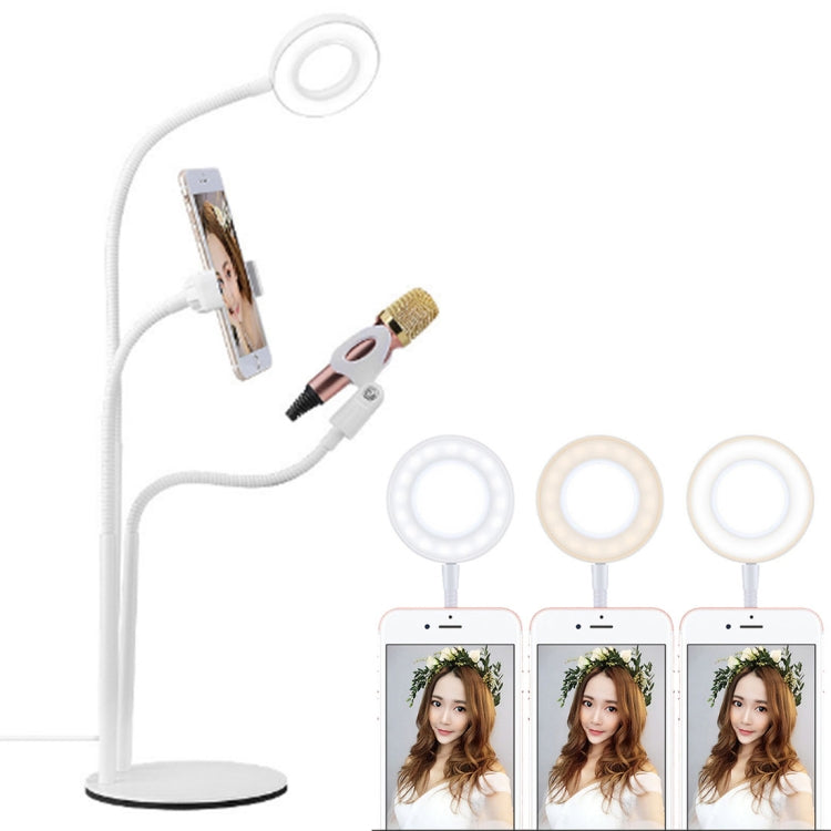Clip microfono con supporto smartphone 5,5-8,8 cm