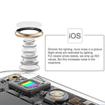 Luce LED portatile per smartphone con batteria 100mAh