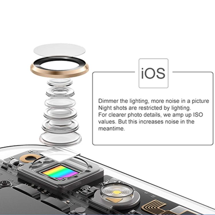 Luce LED portatile per smartphone con batteria 100mAh