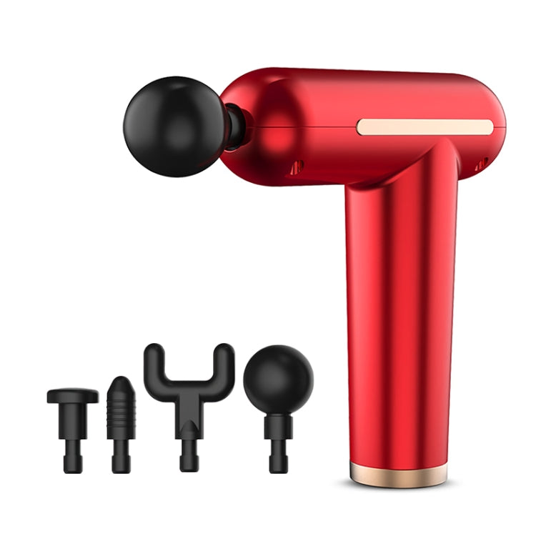 Pistola per massaggio elettrico con pistola mini fascia regolabile a vibrazione a tre velocità con ricarica USB Massaggiatore completo per il corpo