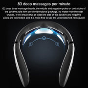Massaggiatore per collo originale Xiaomi G2 Jeeback Dispositivo per massaggio riscaldante a infrarossi lontani a forma di L (bianco), G2