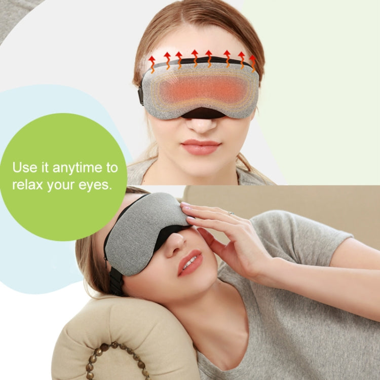 Maschera per gli occhi per il sonno con vapore riscaldante con ricarica USB