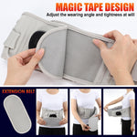 Cintura gonfiabile per massaggio ricaricabile Hailicare Cintura riscaldante elettrica calda senza borsa in tessuto, Protection Belt