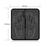 EMS Microcorrente Smart Foot Pad Massaggio plantare Terapia fisica (Versione a batteria), Battery Version