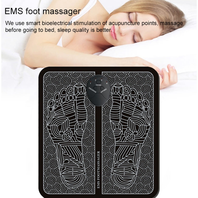 EMS Microcorrente Smart Foot Pad Massaggio plantare Terapia fisica (Versione a batteria), Battery Version