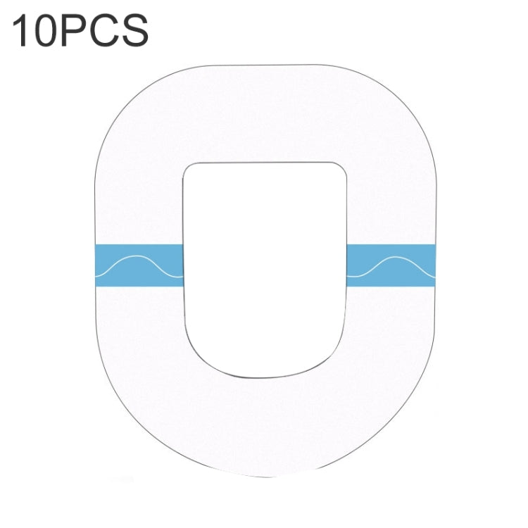 10 PZ 046 Adesivo Invisibile Trasparente Toppa Adesiva Fissa Antiscivolo Antigoccia, 10 PCS (Transparent )