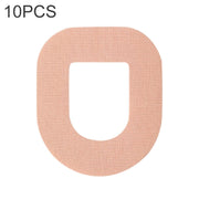 10 PZ 047 Toppa adesiva sportiva per uomo donna Adesivo antiscivolo traspirante che assorbe il sudore, 10 PCS (Flesh Color), 10 PCS (Black)