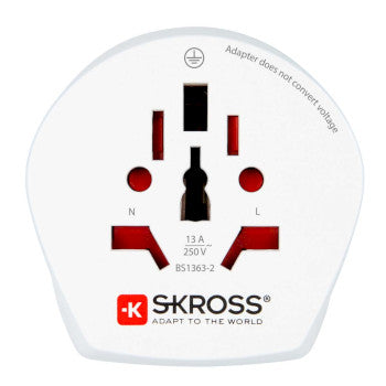 SKross | Travel Adapter Combo - World-to-Israel Earthed