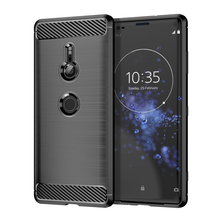 Custodia TPU fibra di carbonio per Sony Xperia XZ3