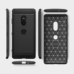 Custodia TPU fibra di carbonio per Sony Xperia XZ3