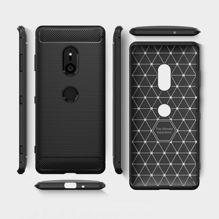 Custodia TPU fibra di carbonio per Sony Xperia XZ3