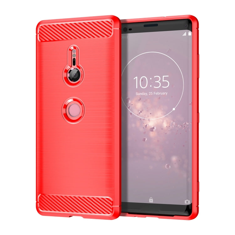 Custodia TPU fibra di carbonio per Sony Xperia XZ3