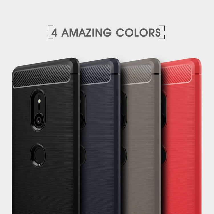 Custodia TPU fibra di carbonio per Sony Xperia XZ3