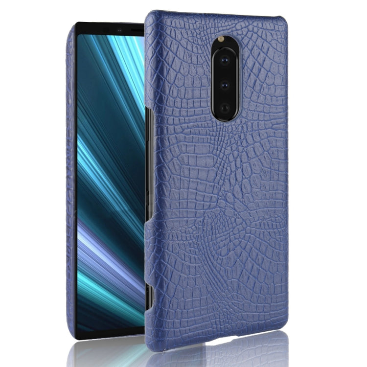 Custodia antiurto per PC + PU con texture coccodrillo per Sony Xperia 1, Sony Xperia 1, For Sony Xperia 1
