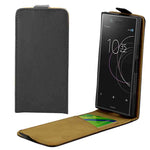Custodia posteriore in pelle per Sony Xperia XZ1 Compact