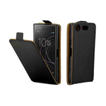 Custodia posteriore in pelle per Sony Xperia XZ1 Compact