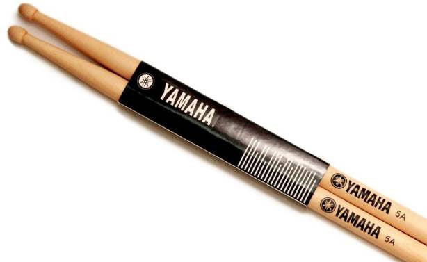 Coppia bacchette per batteria 5A con impugnatura antiscivolo - vari colori