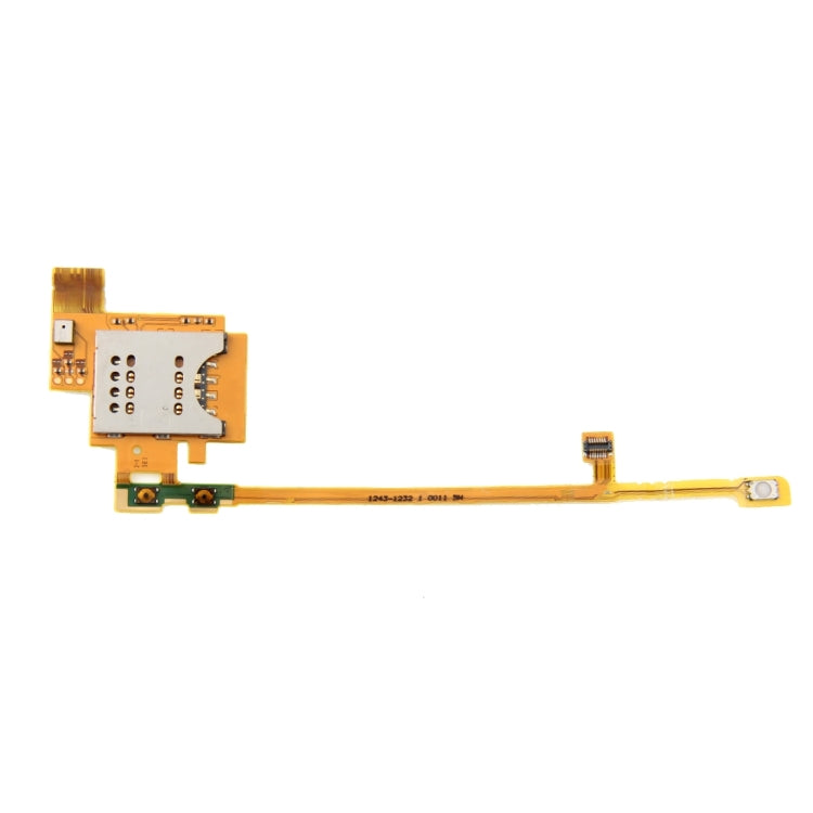 SIM Card Flex Cable for Sony Ericsson Xperia Pro MK16i MK16, For Ericsson MK16i