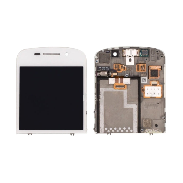 LCD Screen and Digitizer Full Assembly with Frame for BlackBerry Q10, For Blackberry Q10, BlackBerry Q10