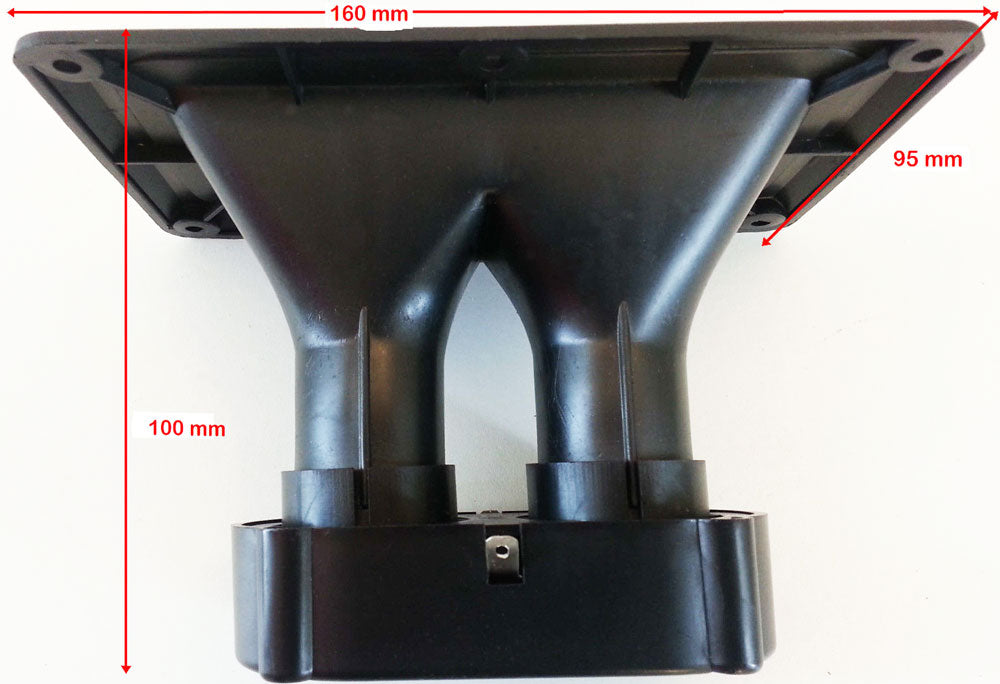 Doppio Tweeter piezo a tromba 200W SP023