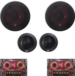 Kit Car audio sistema a 2 vie tweeter/woofer/filtri  450W