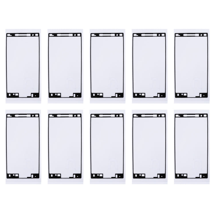 10 pezzi di adesivo per alloggiamento anteriore Sony Xperia X Compact / X Mini, For Sony Xperia X Compact