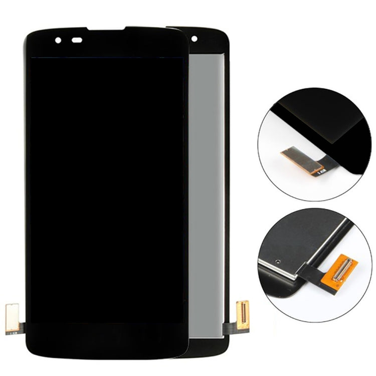 For LG K8 (2016) LCD Screen and Digitizer Full Assembly with Frame, For LG K8 (2016)