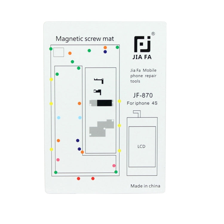 JIAFA Magnetic Screw Pad for iPhone 4S, For 4S