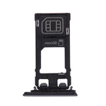 SIM Card Tray + Micro SD Card Tray for Sony Xperia XZ (Single SIM Version), For Xperia XZ Single SIM Black, For XZ Single SIM