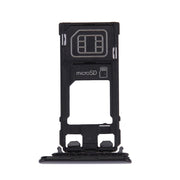 Vassoio scheda SIM + Vassoio scheda micro SD per Sony Xperia XZ (versione SIM singola), For Xperia XZ Single SIM Black, For XZ Single SIM