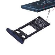 Vassoio scheda SIM + Vassoio scheda micro SD per Sony Xperia XZ (versione SIM singola), For Xperia XZ Single SIM Black, For XZ Single SIM