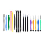 JIAFA JF-8170 Set di strumenti di riparazione multifunzione 17 in 1 con borsa per iPhone, Macbook, Applewatch, JF-8170