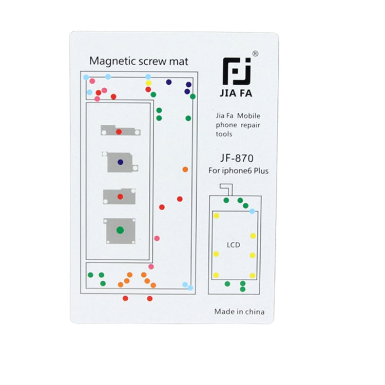 Tappetino per viti magnetiche JIAFA per iPhone 6 Plus, For 6P