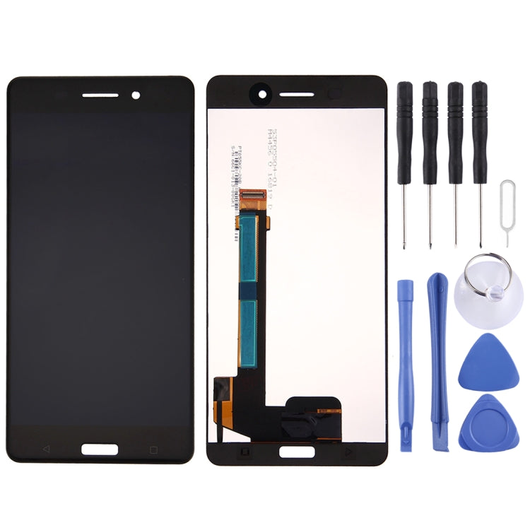 Schermo LCD e digitalizzatore assemblaggio completo per Nokia 6 TA-1000 TA-1003 TA-1021 TA-1025 TA-1033 TA-1039, For Nokia 6