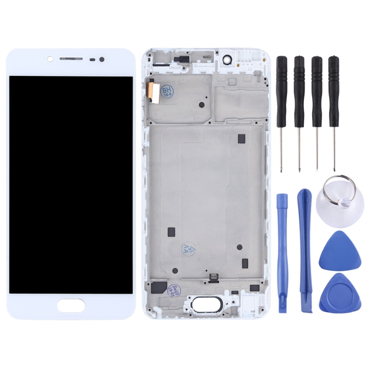 LCD Screen and Digitizer TFT Materials Full Assembly with Frame for Vivo X7, For Vivo X7 with Frame