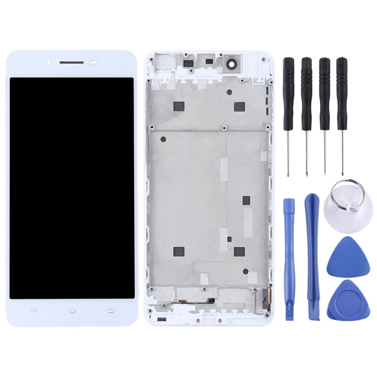 LCD Screen and Digitizer TFT Materials Full Assembly with Frame for Vivo X6, For Vivo X6 with Frame