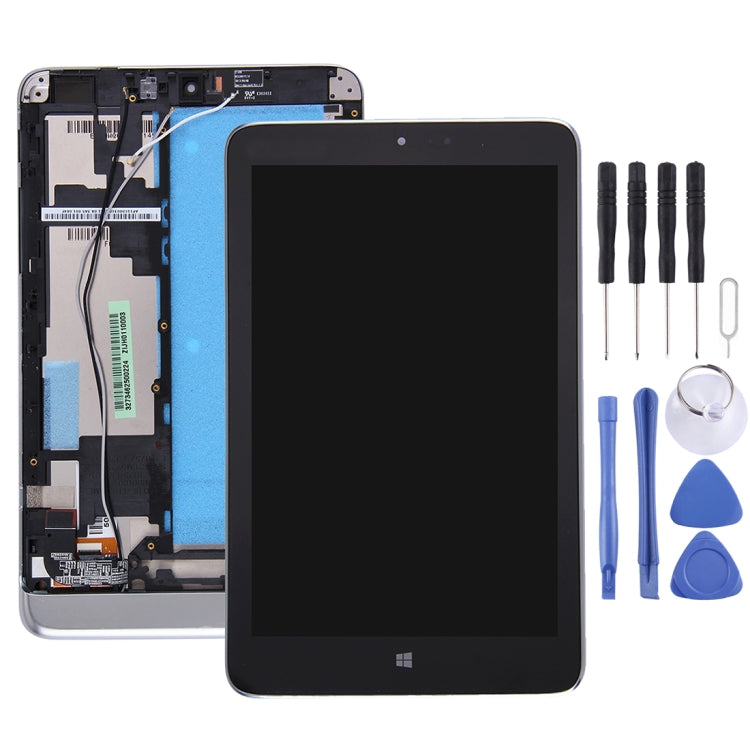 LCD Screen and Digitizer Full Assembly with Frame for Lenovo Miix 2 8 inch, For Lenovo Miix 2