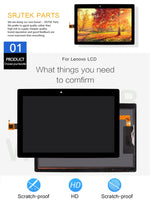 Schermo LCD e digitalizzatore assemblaggio completo per Lenovo Tab 3 10 Plus TB-X103 / X103F 10,1 pollici, For Tab 3 10 Plus