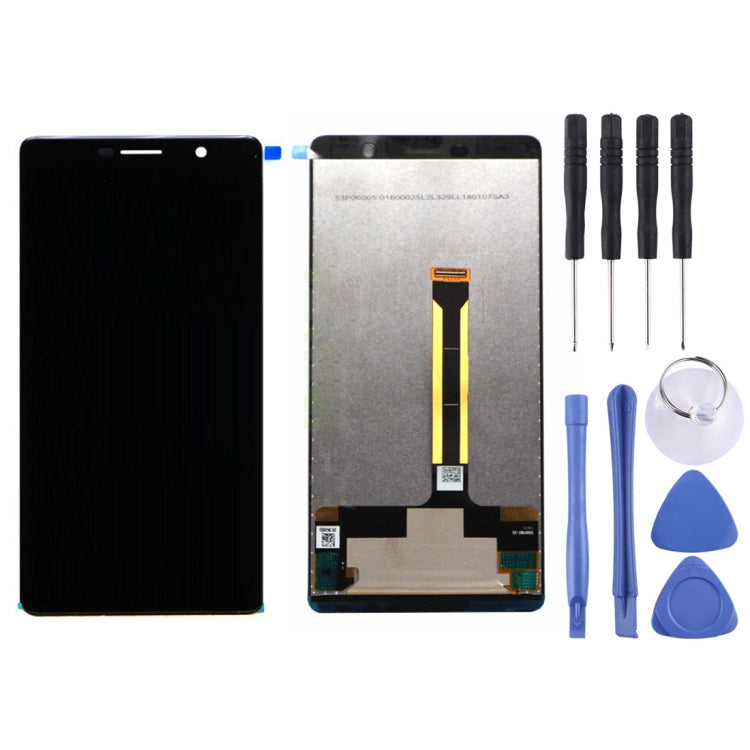 LCD Screen and Digitizer Full Assembly for Nokia 7 Plus / E9 Plus, For Nokia 7 Plus