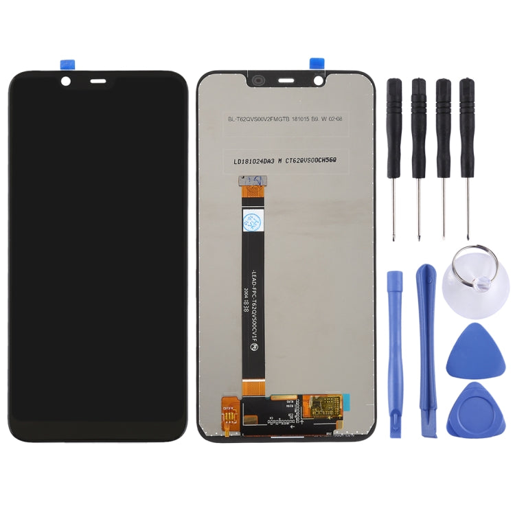 Schermo LCD e digitalizzatore assemblaggio completo per Nokia X7 / 8.1 / 7.1 Plus TA-1131, For Nokia X7