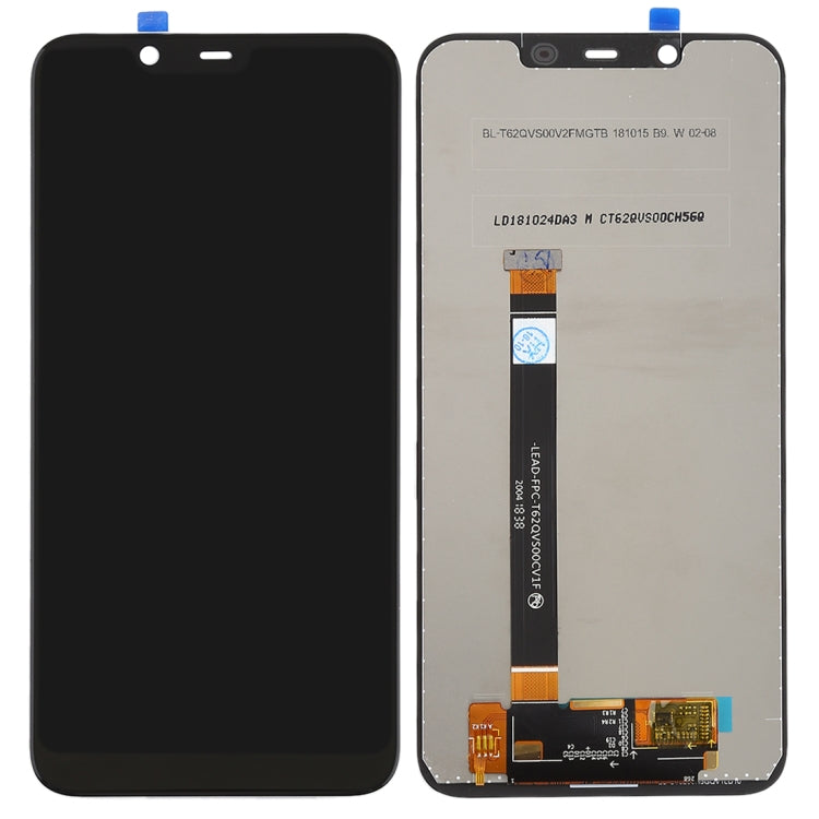 Schermo LCD e digitalizzatore assemblaggio completo per Nokia X7 / 8.1 / 7.1 Plus TA-1131, For Nokia X7