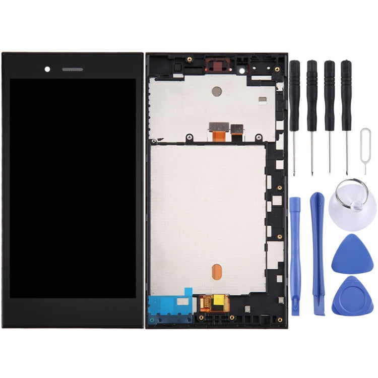 Schermo LCD e digitalizzatore assemblato completo con cornice per BlackBerry Z3, BlackBerry Z3