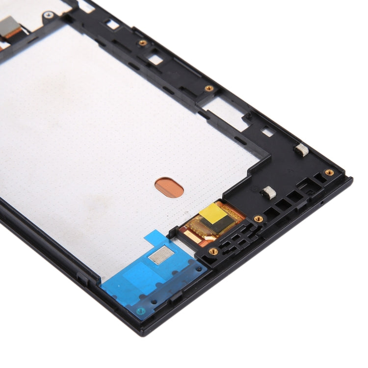 Schermo LCD e digitalizzatore assemblato completo con cornice per BlackBerry Z3, BlackBerry Z3