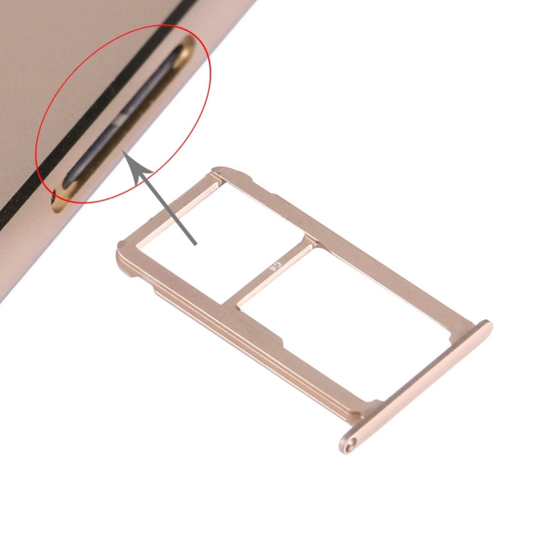 For Huawei Honor V8 Nano SIM + Micro SD / Nano SIM Card Tray, For Honor V8