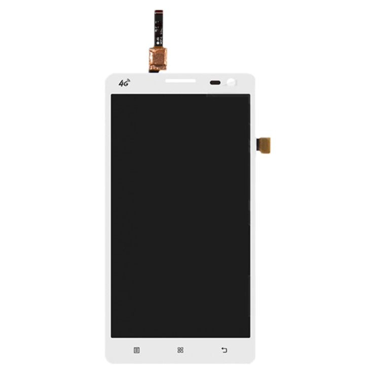 LCD Screen and Digitizer Full Assembly for Lenovo S856 (White), For Lenovo S856