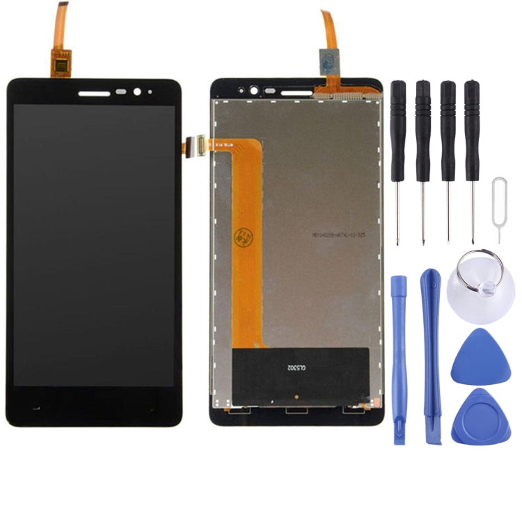 LCD Screen and Digitizer Full Assembly for Lenovo S860 (Black), For Lenovo S860