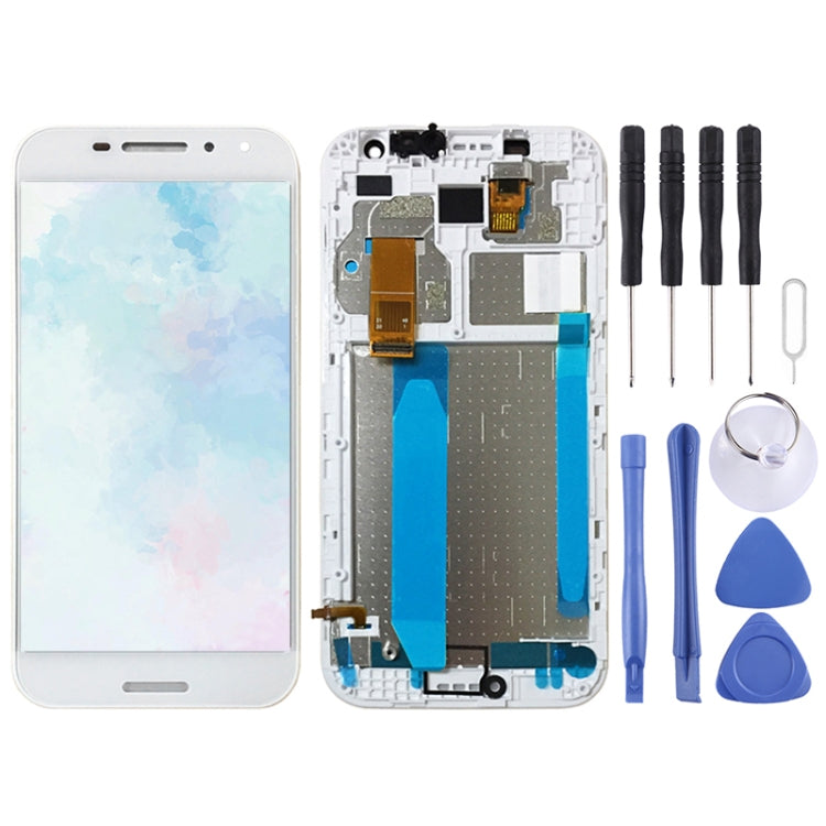 LCD Screen and Digitizer Full Assembly with Frame for Vodafone Smart N8 VFD610, Smart N8 with Frame